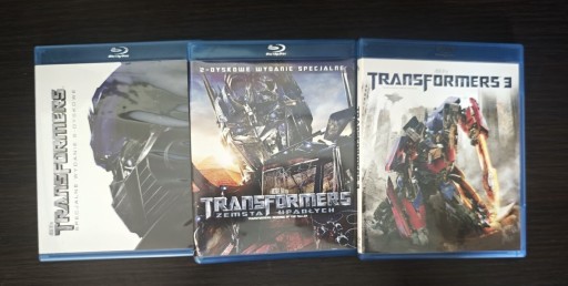 Zdjęcie oferty: Transformers 1-3 Blu-ray