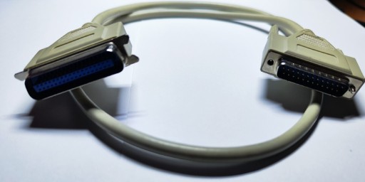 Zdjęcie oferty: Kabel równoległy IEEE 1284 D-SUB 25 DB25 - Centronics 36 (M - M), 1 metr