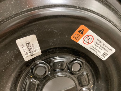 Zdjęcie oferty: KOŁO DOJAZDOWE FORD OE  5X108 125/80 R16 ZAPASÓWKA