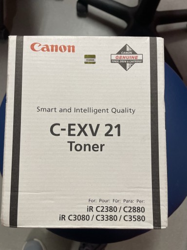 Zdjęcie oferty: Toner Canon C-EXV21 Czarny oryginalny nowy
