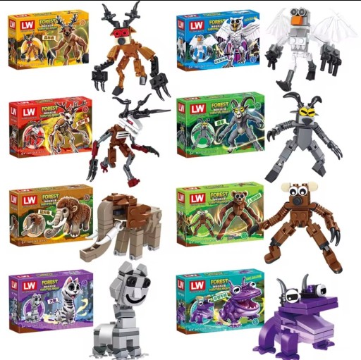 Zdjęcie oferty: 8szt Klocki lego Roblox 99 Nocy W Lesie 99 Nights In The Forest PREZENT 67