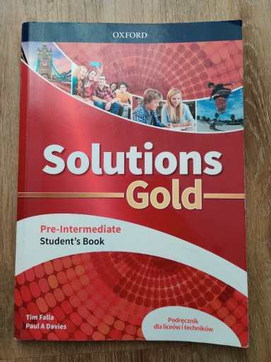 Zdjęcie oferty: Solutions Gold pre-intermediate Student's book