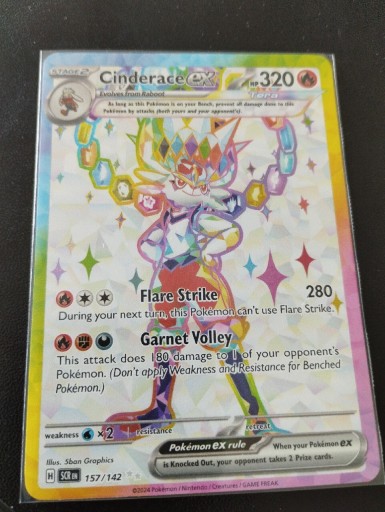 Zdjęcie oferty: Cinderace ex ultra rare  - Stellar Crown scr