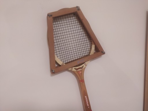 Zdjęcie oferty: Stara, drewniana rakieta tenisowa Dunlop