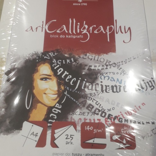 Zdjęcie oferty: Blok do kaligrafii Koh-I-Noor  A4 25 ARK. 140 G.