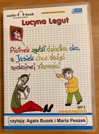 Zdjęcie oferty: Piotrek zgubił dziadka oko; Lucyna Legut-audiobook