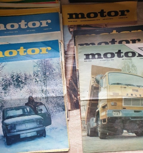 Zdjęcie oferty: Czasopismo MOTOR z lat 1978-1980