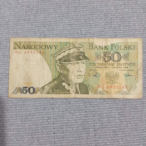 Zdjęcie oferty: Banknot 50 złoty, rok 1988