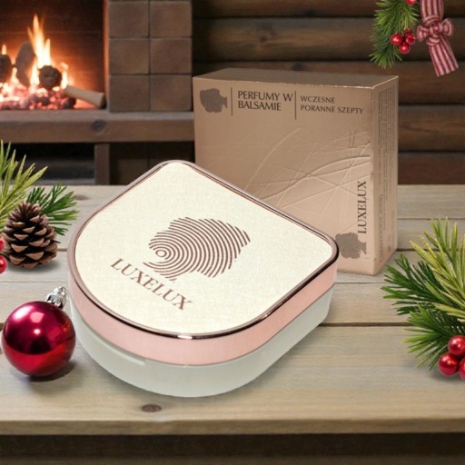 Zdjęcie oferty: LUXELUX perfumy w balsamie Wczesne Poranne Szepty kompakt z lusterkiem