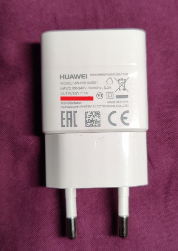 Ładowarka USB Huawei HW-050100E01 5V 1A P9 Lite | Wrocław | Kup teraz ...