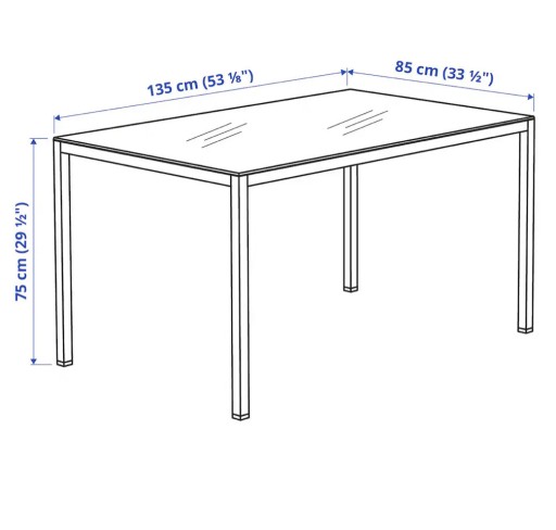 Zdjęcie oferty: Stół Torsby i 4 krzesła Tobias Ikea