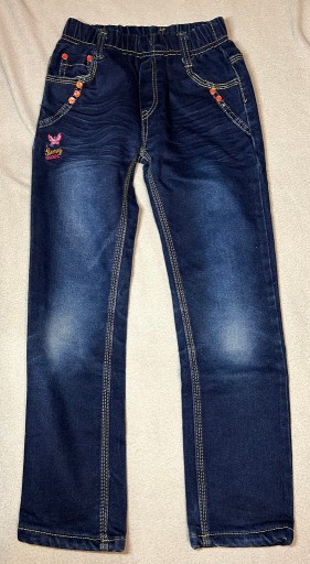 Zdjęcie oferty: Spodnie jeansowe dla dziewczynki,  7-8 lat (2)