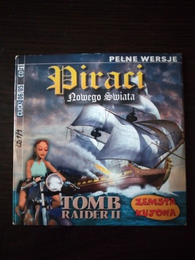 Zdjęcie oferty: Piraci Nowego Świata+Tomb rider2+Zemsta kujona  PC