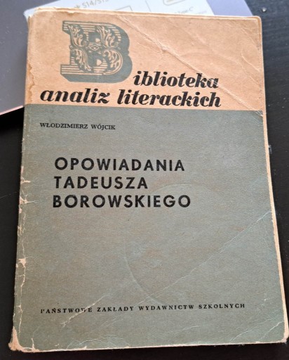 Zdjęcie oferty: Opowiadania Tadeusza Borowskiego Wójcik