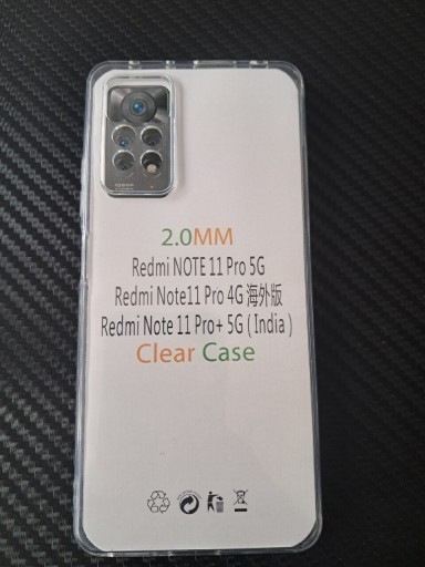 Zdjęcie oferty: Etui na telefon Xiaomi Redmi Note 11 Pro 5G