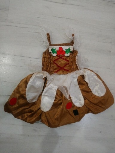 Zdjęcie oferty: Sliczna świąteczna sukienka ciastek 1-2 latka