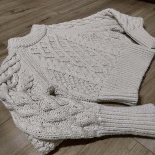 Zdjęcie oferty: Sweter półgolf kremowy ciepły H&M 