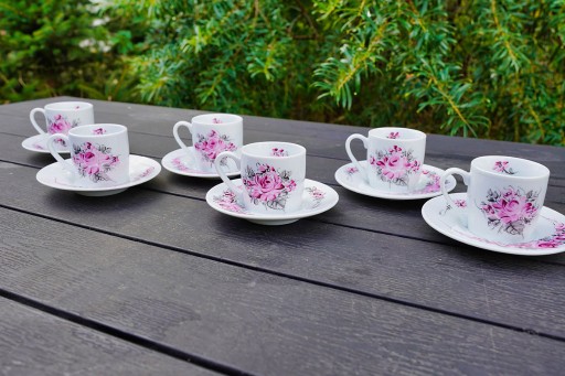 Zdjęcie oferty: Filiżanka do espresso ręcznie malowana porcelanowa