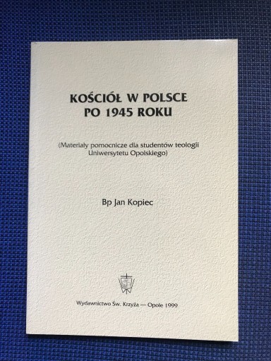 Zdjęcie oferty: Kościół w Polsce po 1945 roku - bp Jan Kopiec
