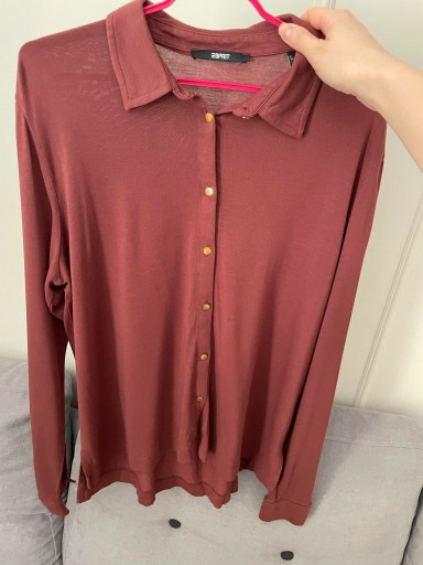 Zdjęcie oferty: Koszulowa bluzka w kolorze ceglanym Esprit