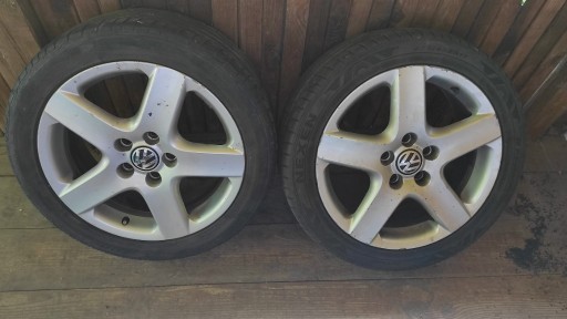 Zdjęcie oferty: Felgi z oponami letnimi Volkswagen17'' 7JX17H2ET54