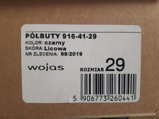 Zdjęcie oferty: Buty skórzane męskie WOJAS nowe rozmiar 45 (29)