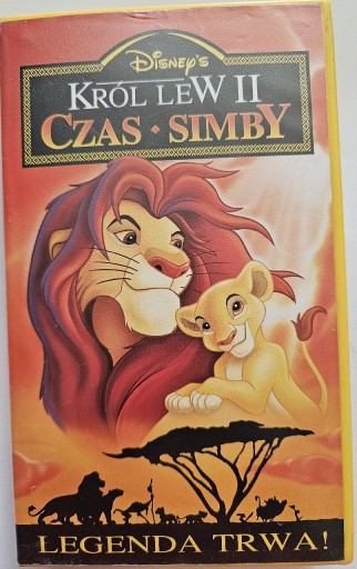 Zdjęcie oferty: Król Lew II Czas Simby VHS kaseta