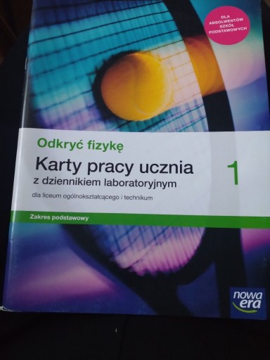 Zdjęcie oferty: Karty pracy Fizyka klasa 1