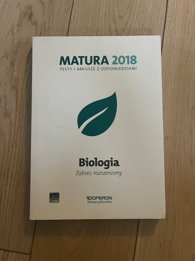 Zdjęcie oferty: MATURA BIOLOGIA 2018, Testy i arkusze, Operon