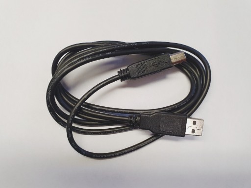 Zdjęcie oferty: Kabel USB 2.0 A-B 1.5m czarny (drukarkowy)