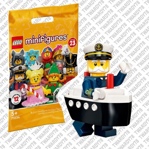 Zdjęcie oferty: LEGO Minifigures Seria 23 Ferry Captain 71034 B/N