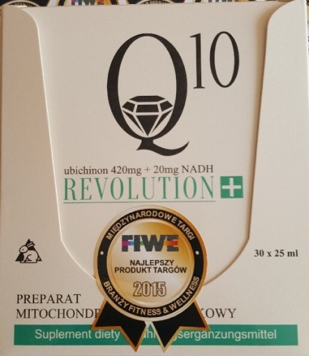 Zdjęcie oferty: Koenzym Q10Revolution CoQ10 12600mg+600mgNADH/25ml