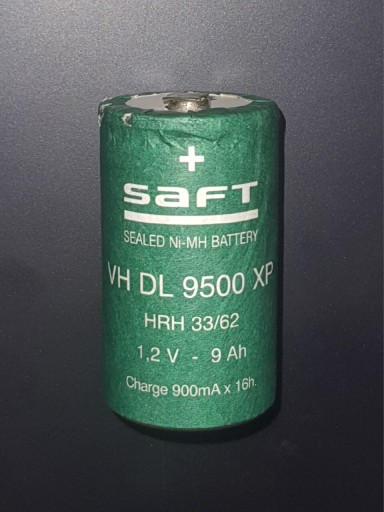 Zdjęcie oferty: Akumulator 1.2V R20 D  NiMH 9000mAh VH DL 9500 XP SAFT profesional