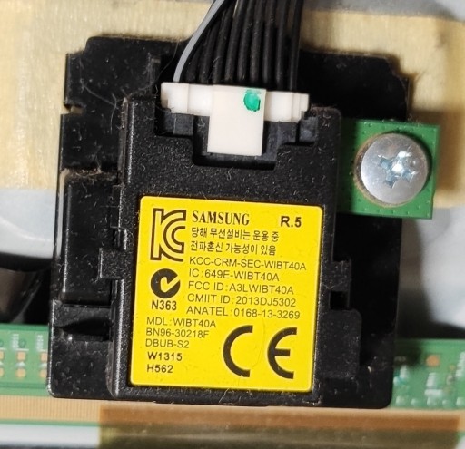 Zdjęcie oferty: SAMSUNG MODUŁ BLUETOOTH  z UE43J5500AW  BN96-30218F