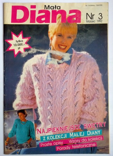 Zdjęcie oferty: Mała Diana Robótki nr 3/1992 