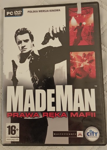 Zdjęcie oferty: MADEMAN Prawa ręka mafii gra PCDVD mafia max payne
