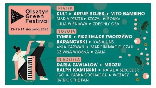 Zdjęcie oferty: Karnety 3-dniowe Olsztyn Green Festival