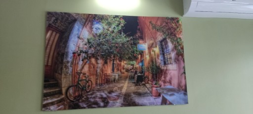 Zdjęcie oferty: Obraz canvas na szkle 120 x80, uliczka