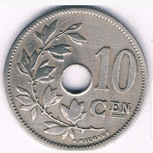 Zdjęcie oferty: BELGIA VL 10 cent 1903
