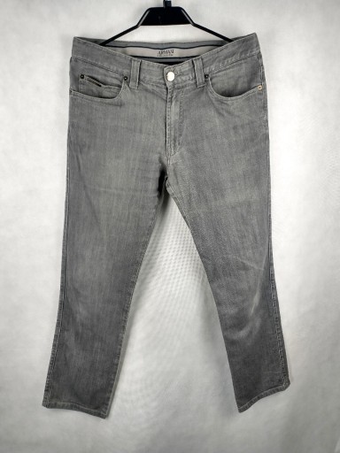 Zdjęcie oferty: Armani Collezioni Męskie Szare Jeansy Roz. 32 Slim