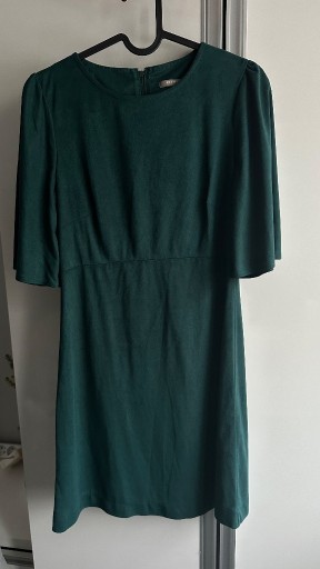 Zdjęcie oferty: Sukienka Orsay XS 34 suwak zielona midi