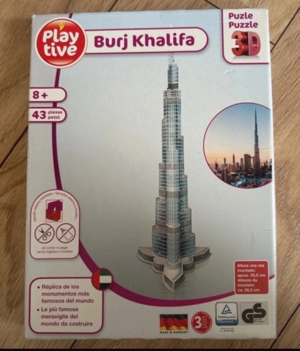 Zdjęcie oferty: Playtive układanka puzzle 3D Burij Khalifa Dubaj 