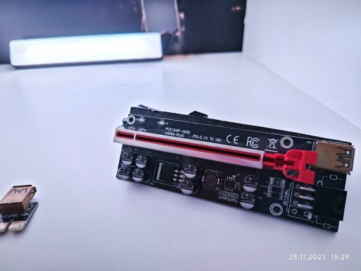 Zdjęcie oferty: Zestaw 2szt Riser GOLD USB 3.0 PCI-E 1x-16x