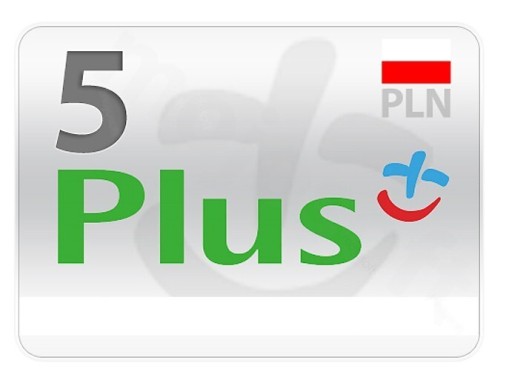 Zdjęcie oferty: Kod doładowujący PLUS 5zł