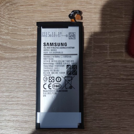 Zdjęcie oferty: Bateria Samsung J730F/DS, model: EB-BA720ABE