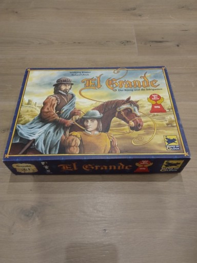 Zdjęcie oferty: Gra planszowa El Grande 1996 Hans in Gluck Polska Instrukcja Koszulki
