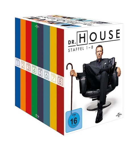Kompletny Serial Dr. House Sezon 1-8 (DE) Blu-ray | Ostrowiec