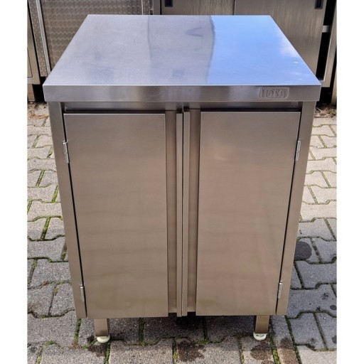 Zdjęcie oferty: STÓŁ Z SZAFKĄ I PÓŁKĄ DORA METAL 60/70/85 CM M.N.