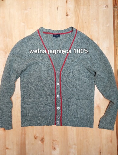 Zdjęcie oferty: GANT sweter wełna jagnięca 100% M