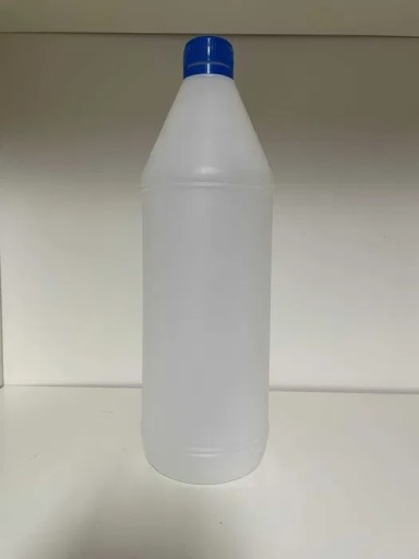 Zdjęcie oferty: Butelka plastikowa PE HD z korkiem 1000ml mleczna